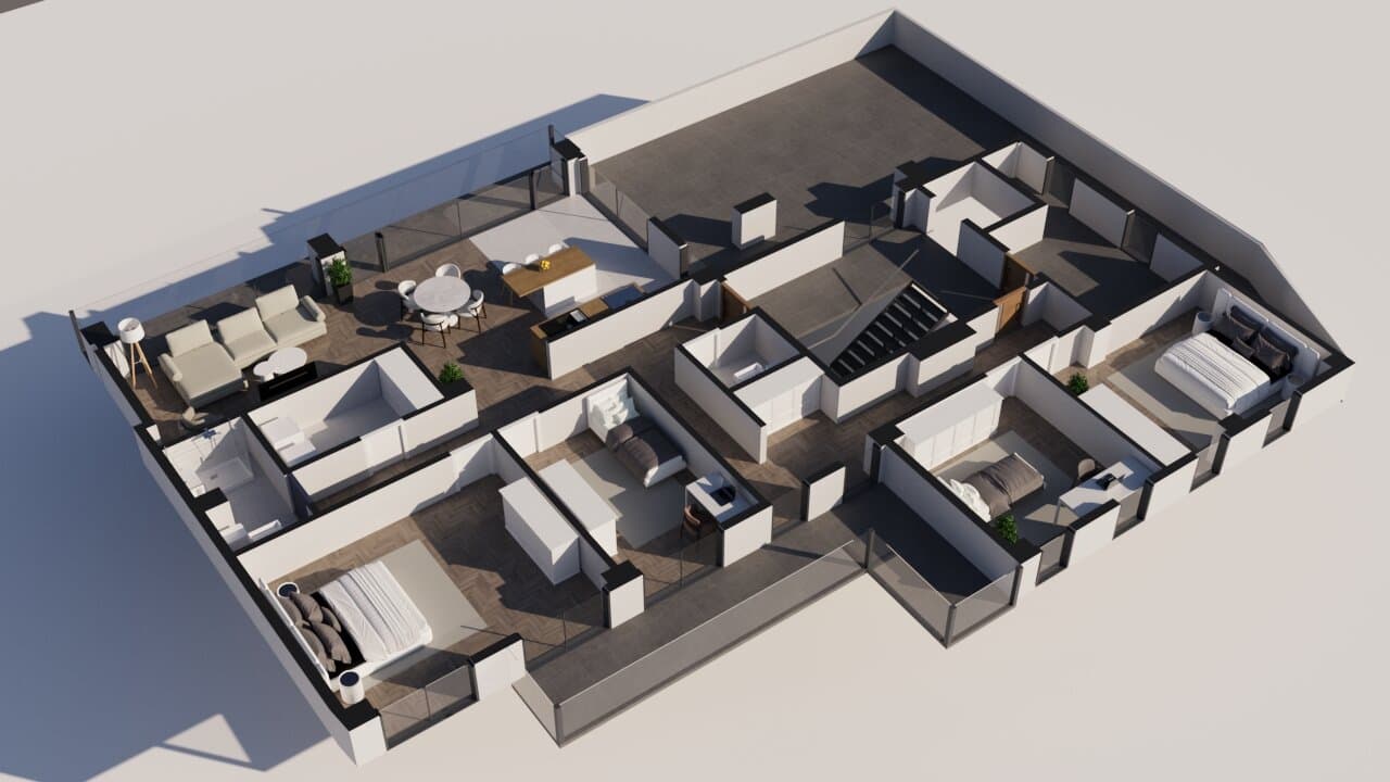 Пентхаус 204м2 во Центар - 3