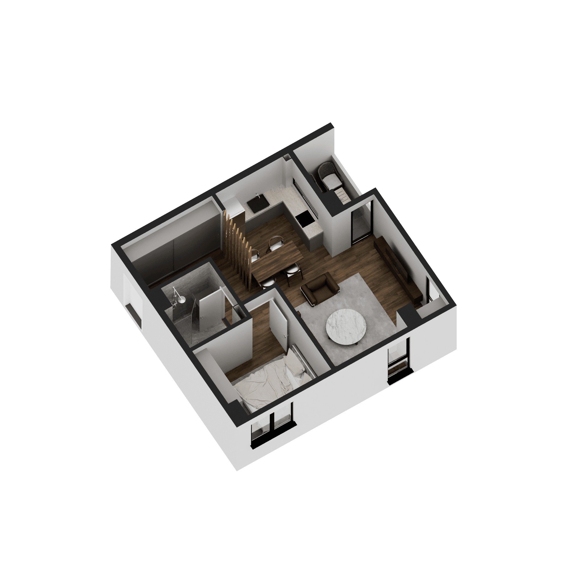 Нов станбен објект во Центар - За Продажба - Центар - Слика 9