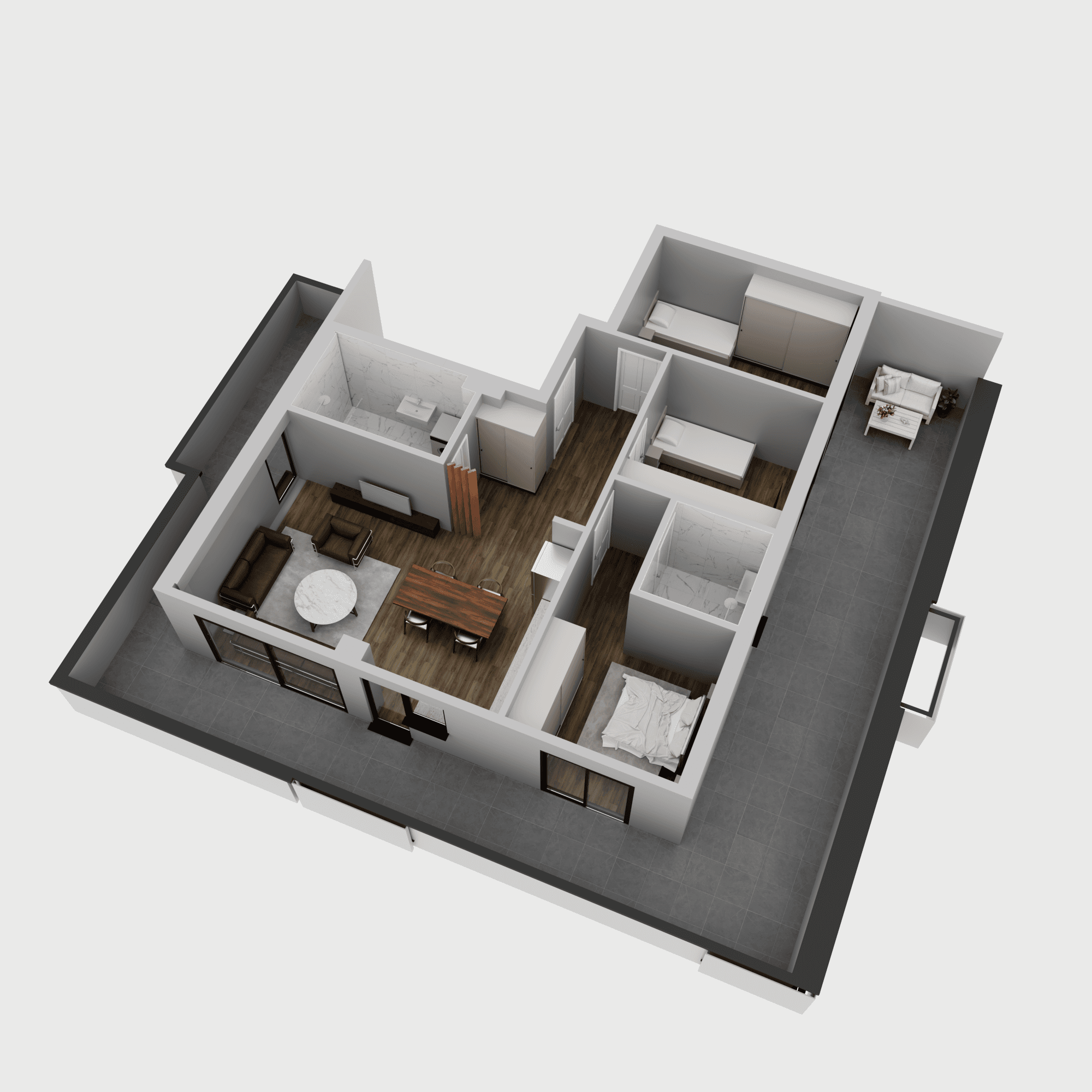 Нов станбен објект во Центар - За Продажба - Центар - Слика 19
