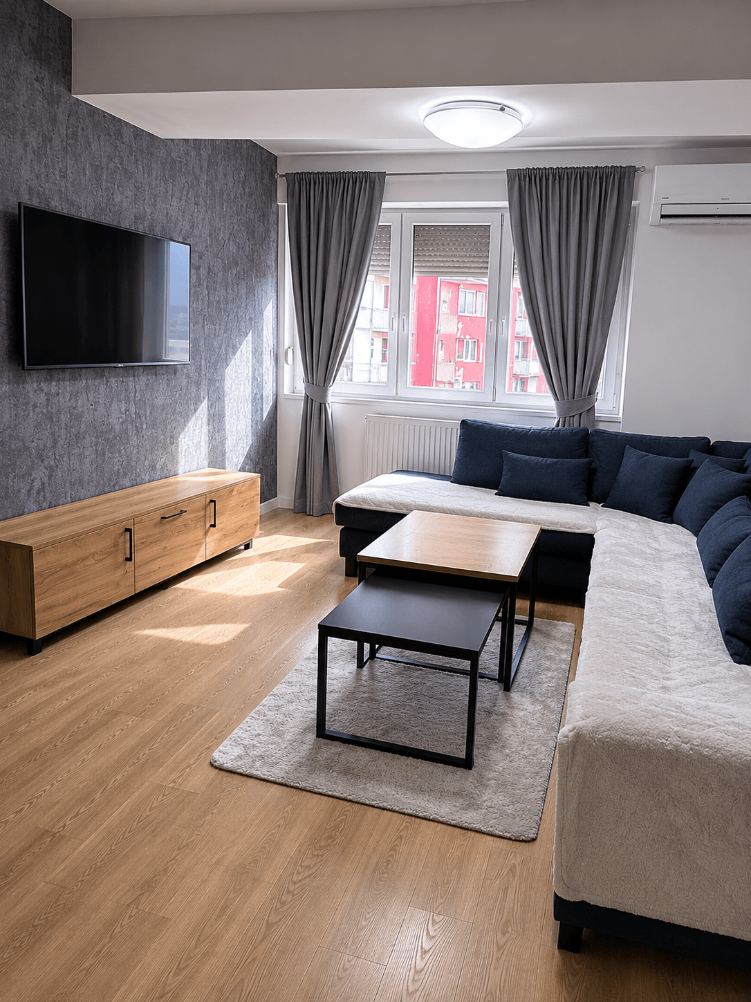 Apartment 37m2 in Aerodrom - For Sale - Skopje