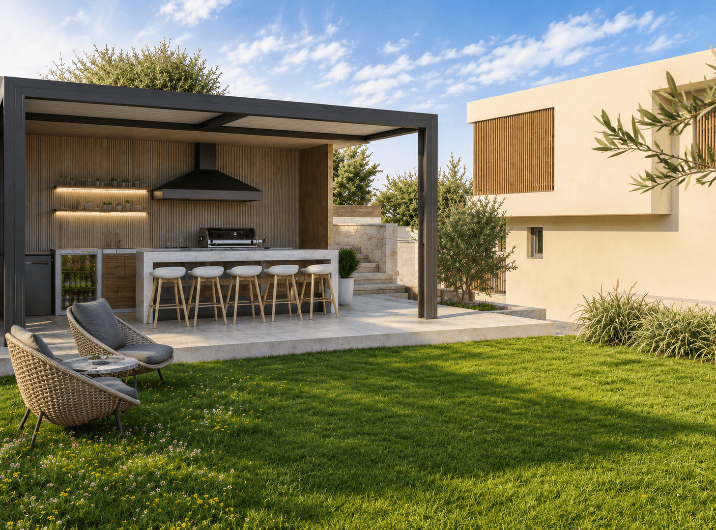 Newly built modern villa with sea view in Polychrono, Halkidiki - For Sale - Greece - Image 6