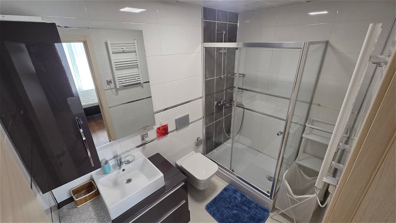 Apartment 99m² with a 67m² rooftop terrace in Cevahir Sky City - For Rent - Skopje - Image 11
