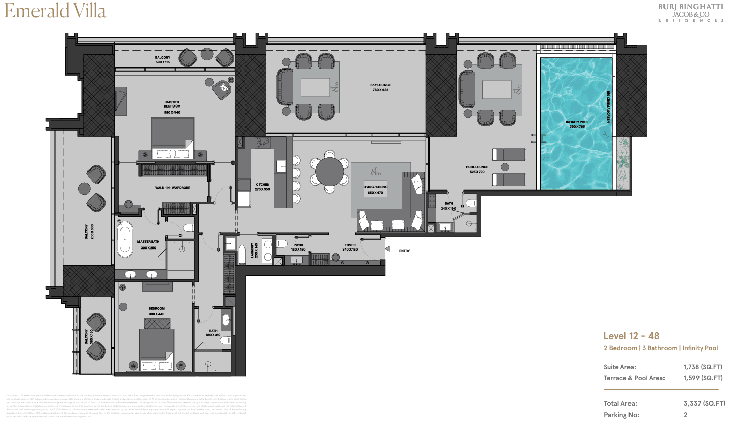 Jacob & Co Residences Burj Binghatti – Дубаи - За Продажба - Дубаи - Слика 19