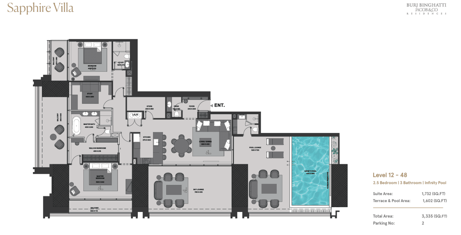 Jacob & Co Residences Burj Binghatti – Дубаи - За Продажба - Дубаи - Слика 20