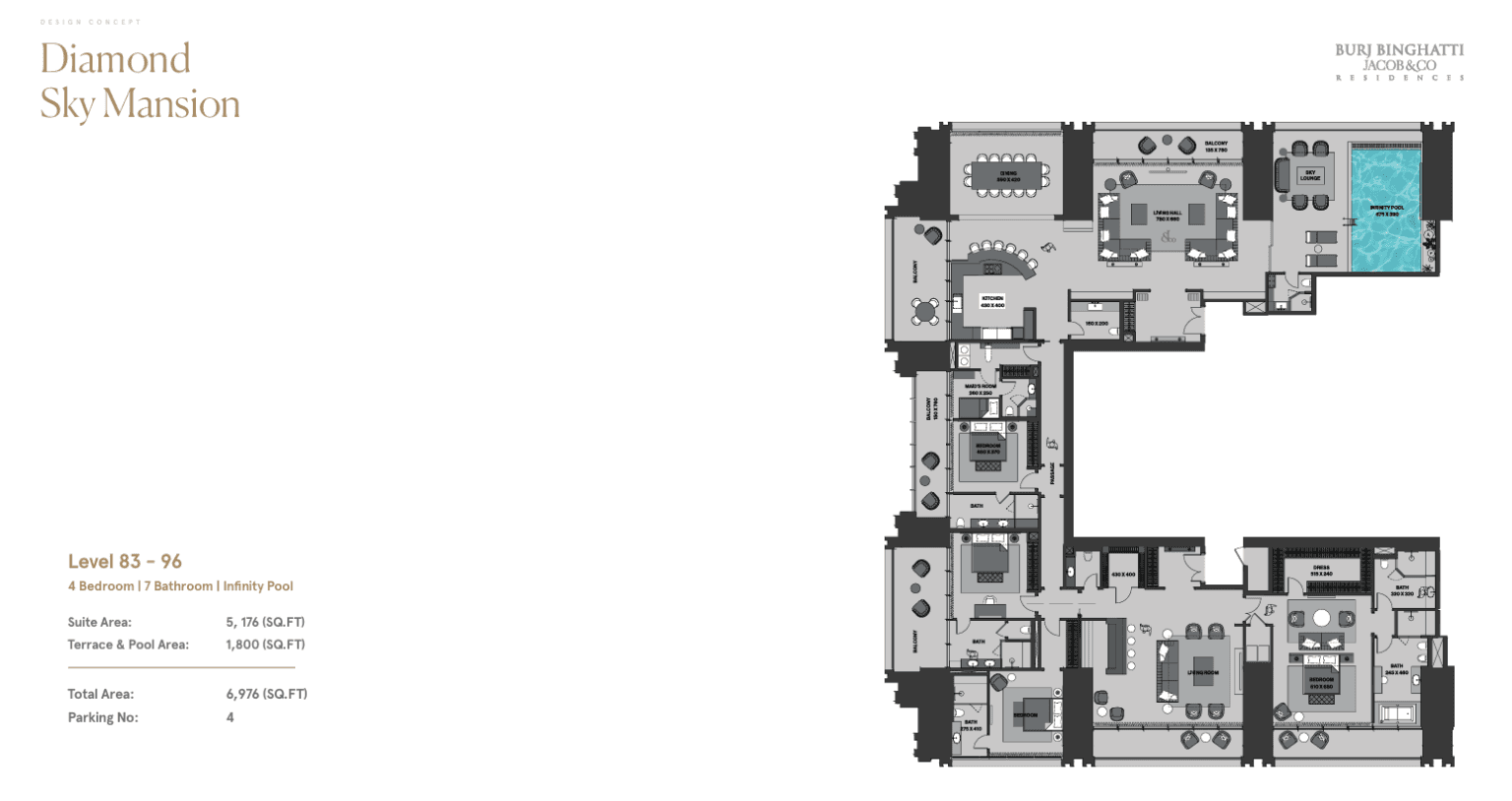 Jacob & Co Residences Burj Binghatti – Дубаи - За Продажба - Дубаи - Слика 22