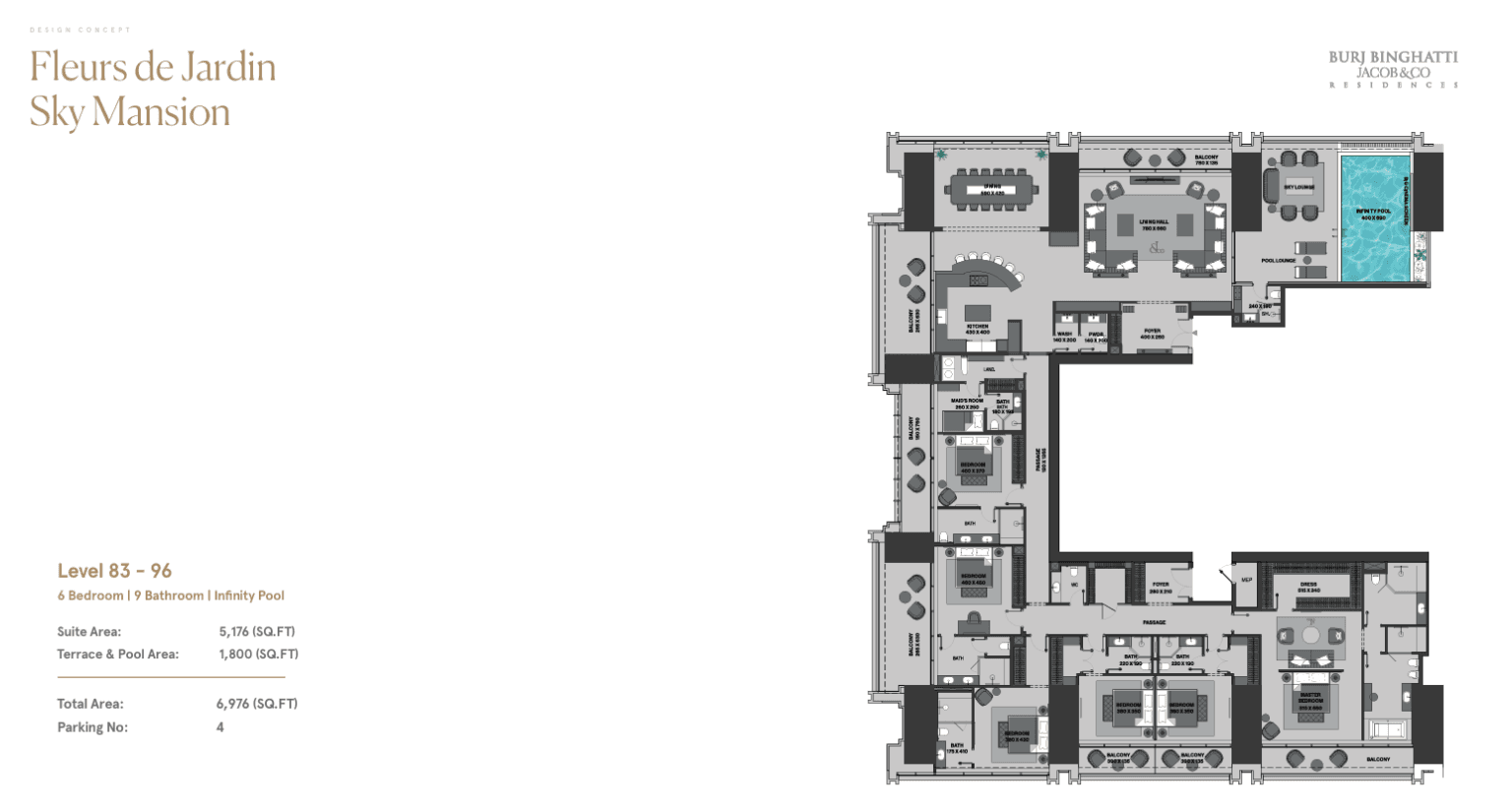 Jacob & Co Residences Burj Binghatti – Дубаи - За Продажба - Дубаи - Слика 23