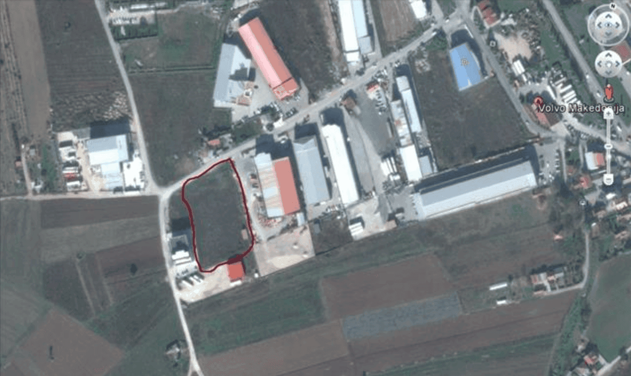 Land 4000m2 in the industrial zone of Vizbegovo - For Sale - Gjorche Petrov - Image 1