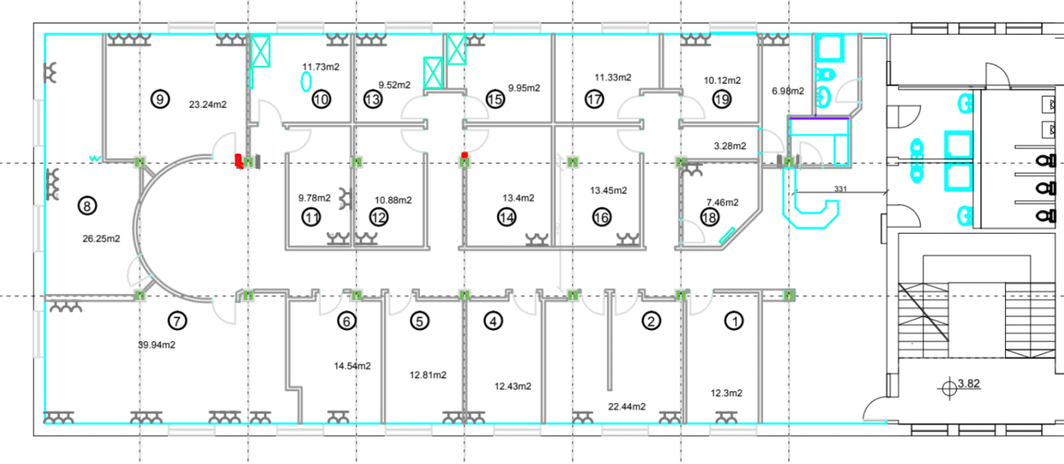 Премиум деловна зграда со канцелариски простории - За Изнајмување - Кисела Вода - Слика 16
