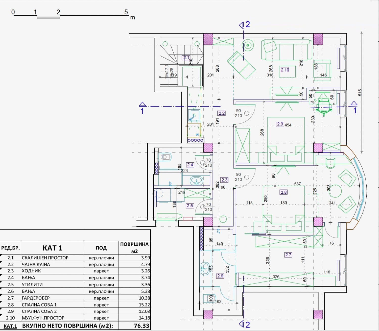 Elegant duplex apartment in Kisela Voda - For Sale - Kisela Voda - Image 19