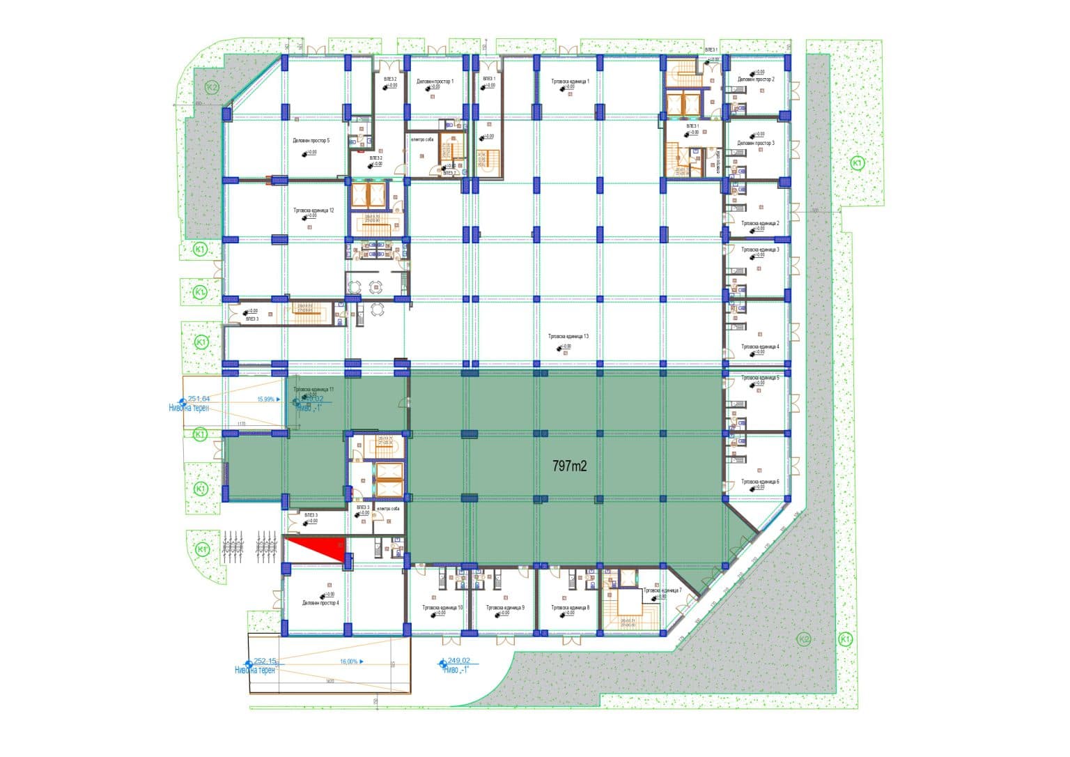 Деловен простор 797м2 во Карпош - За Продажба - Карпош - Слика 2
