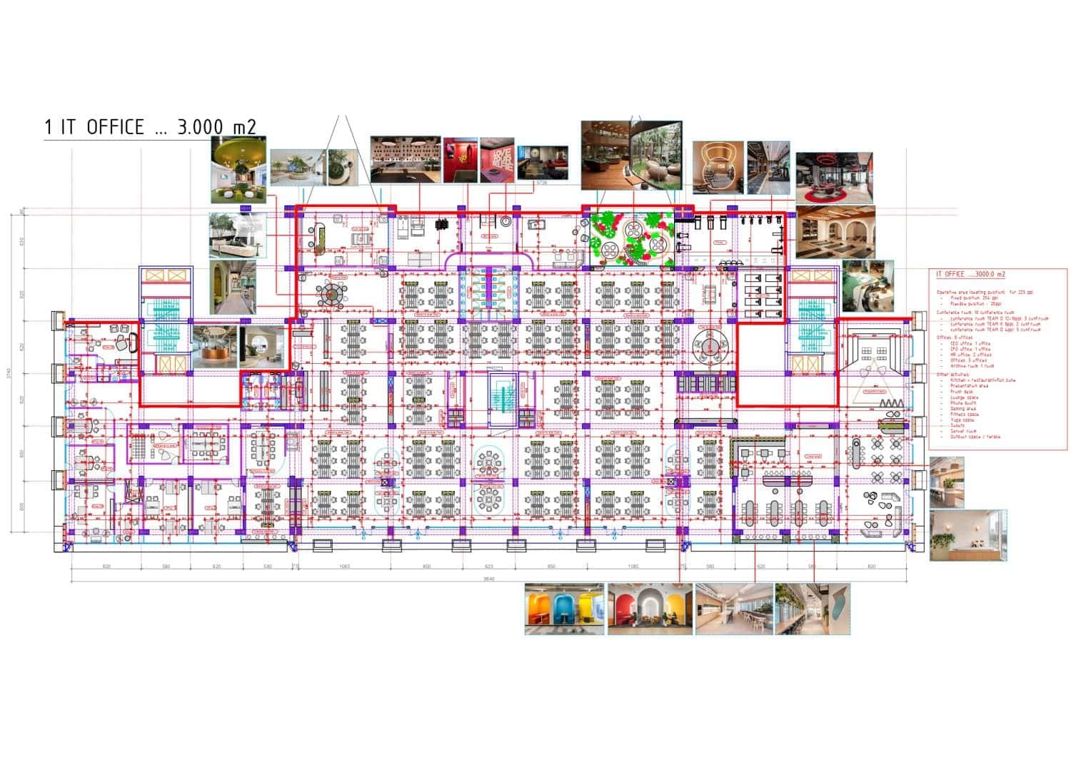 Premium office space 3000m2 in Porta Superium - For Rent - Aerodrom - Image 12