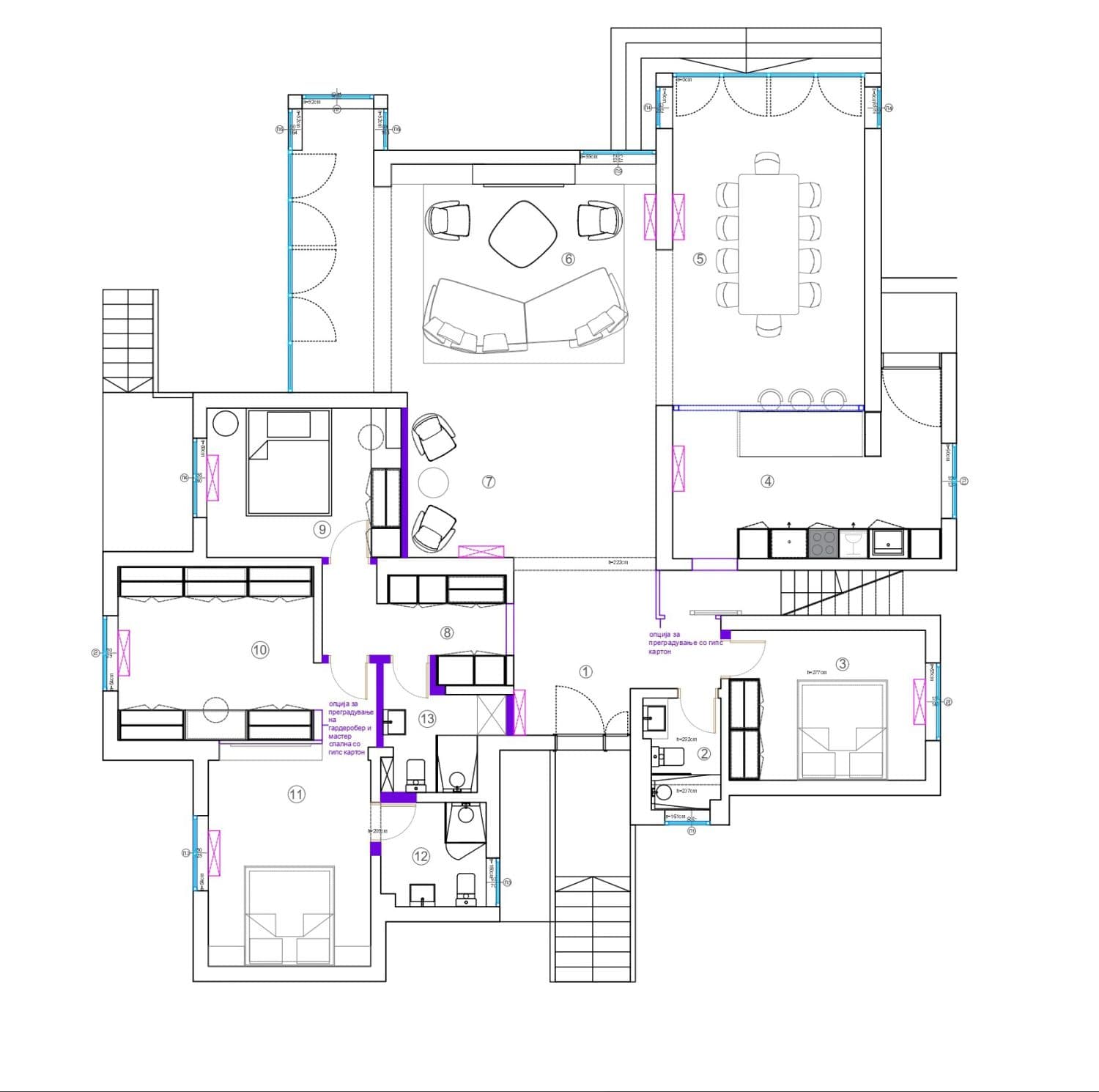 Exclusive new house 300m2 on Vodno - For Rent - Vodno - Image 12