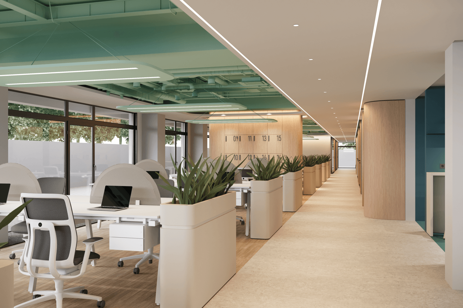 Business space 524m2 in new exclusive building in Center - For Rent - Centar