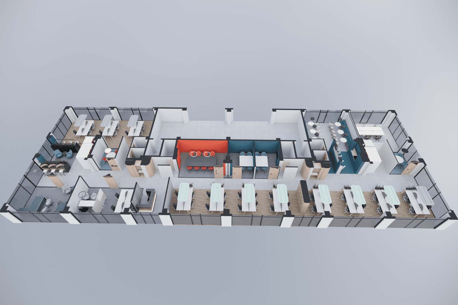 Business space 524m2 in new exclusive building in Center - For Rent - Centar - Image 8