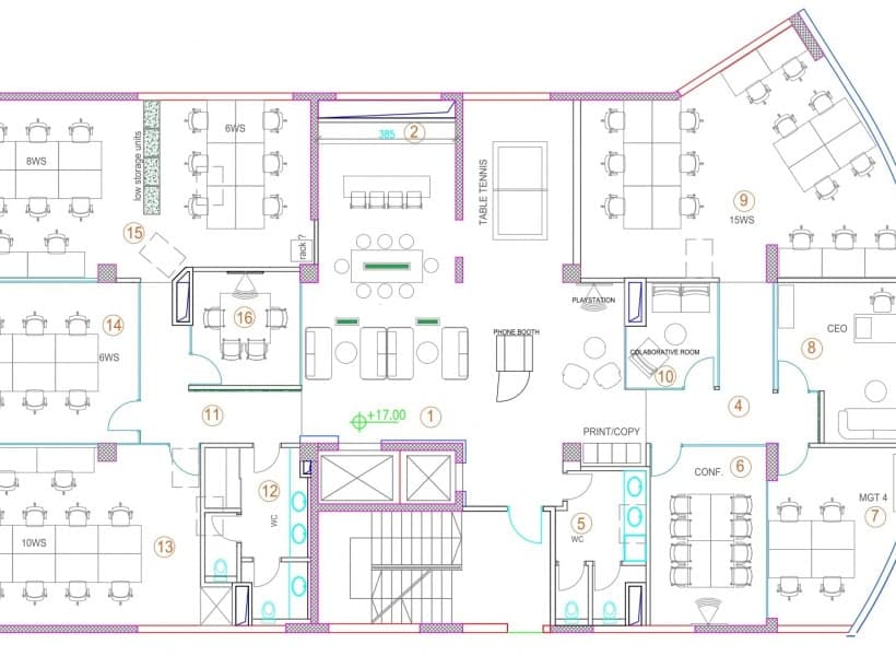Модерен деловен простор во бизнис зграда - За Изнајмување - Центар - Слика 29