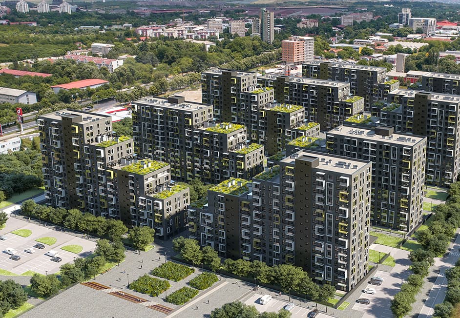 New apartment 98m2 in East Gate Living - For Sale - Gazi Baba