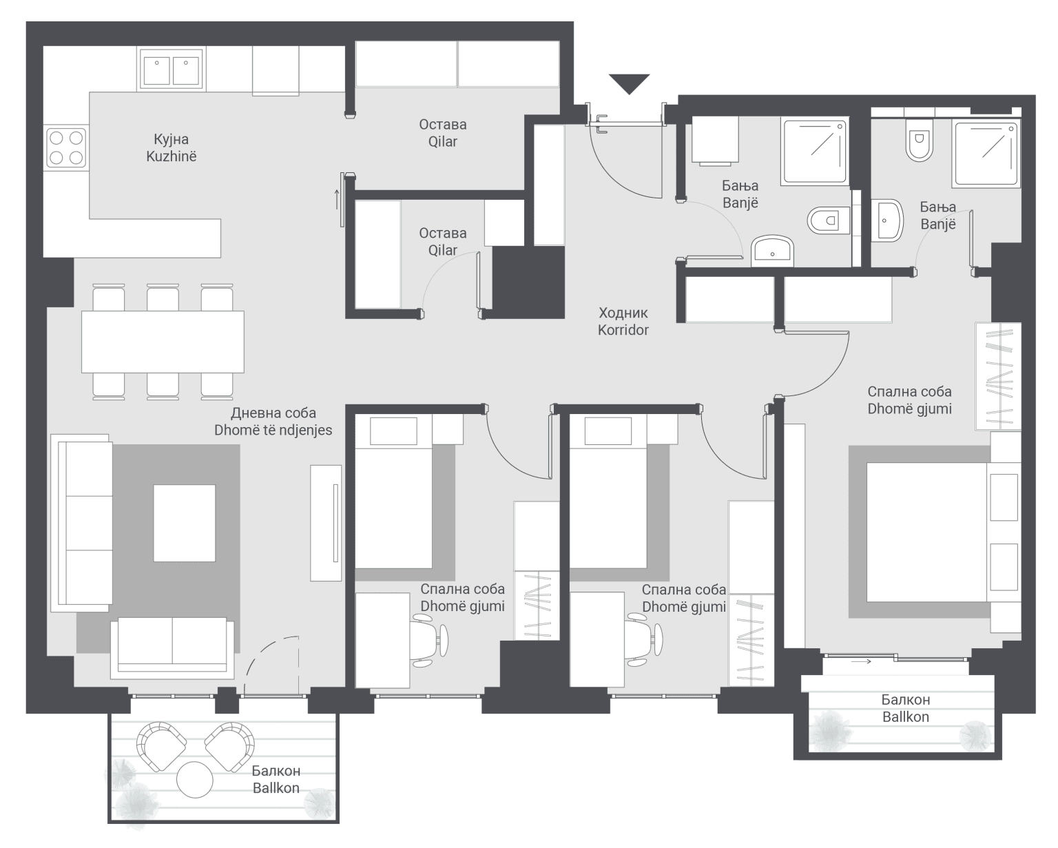 Apartment 98m2 in East Gate Living - 2