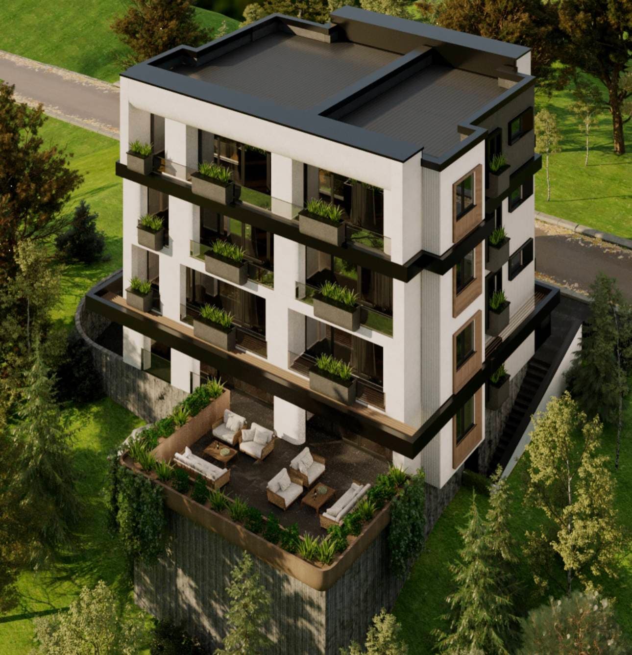 New residential complex in Nerezi - For Sale - Karposh - Image 1
