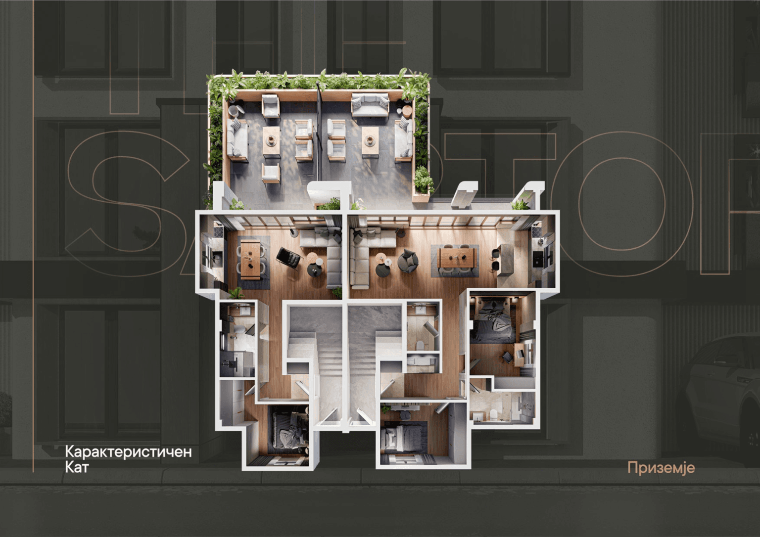 New residential complex in Nerezi - For Sale - Karposh - Image 9