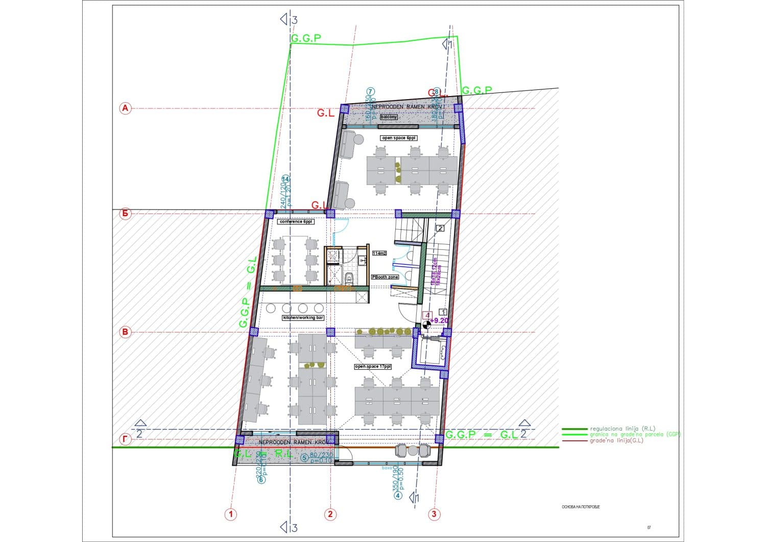 Business space 600m2 оn Vodno - За Изнајмување - Водно - Слика 15