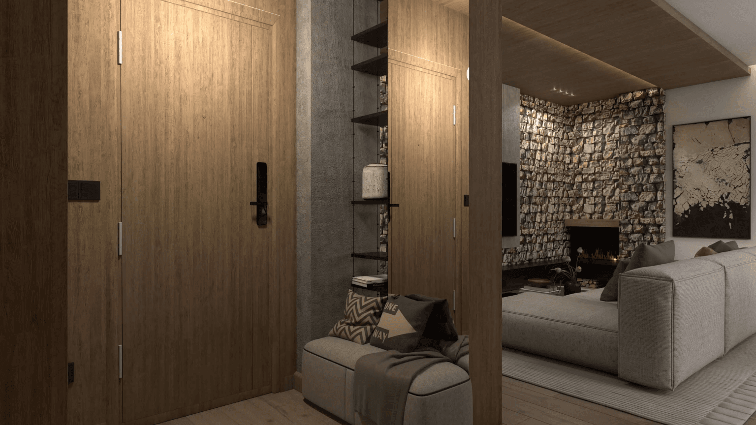 Апартман 62м2 со двор 40м2 во нов комплекс во Маврово - За Продажба - Маврово - Слика 3