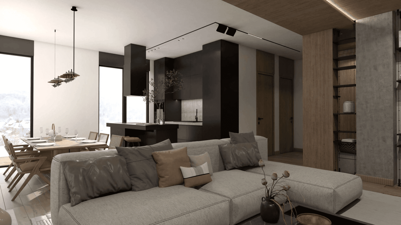 Апартман 62м2 со двор 40м2 во нов комплекс во Маврово - За Продажба - Маврово - Слика 5