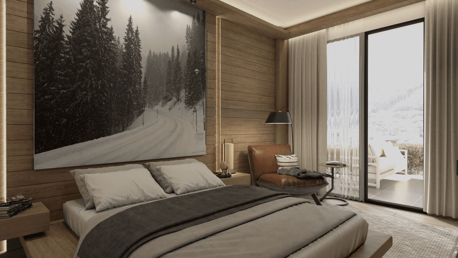 Апартман 62м2 со двор 40м2 во нов комплекс во Маврово - За Продажба - Маврово - Слика 1