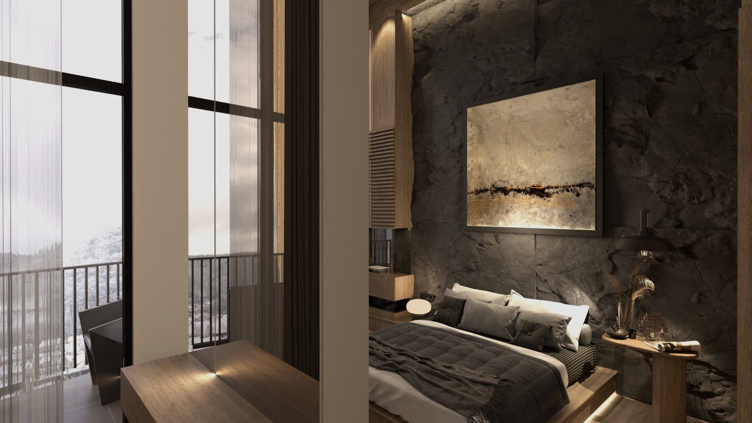 Апартман 62м2 со двор 40м2 во нов комплекс во Маврово - За Продажба - Маврово - Слика 22