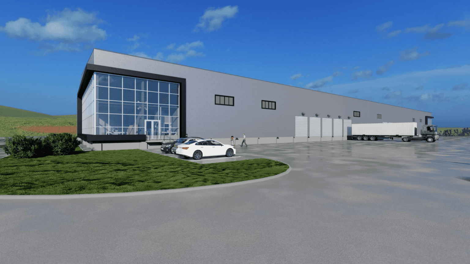 New warehouse and office space with plot area 12264m2 - For Sale - Petrovec