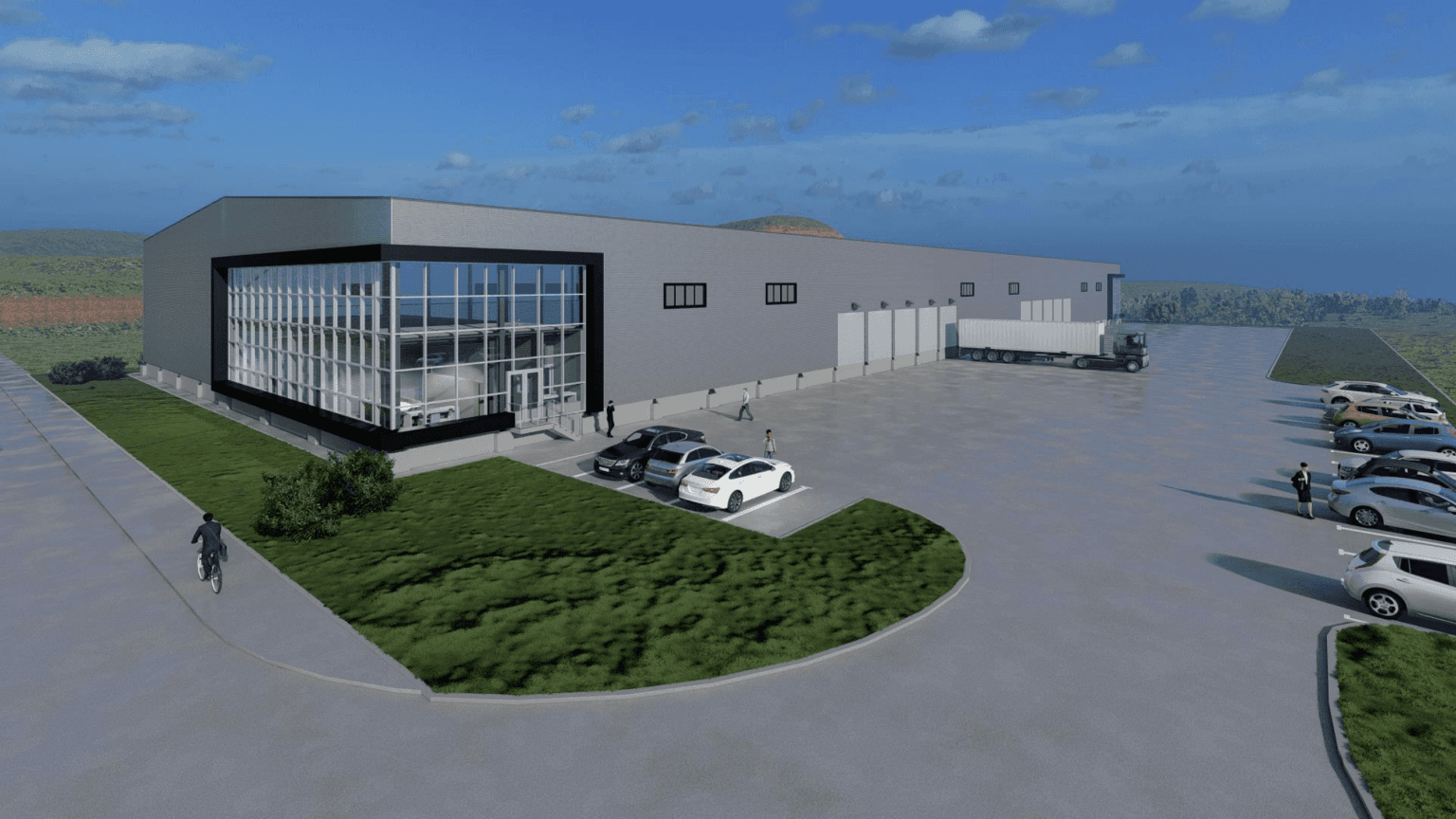 New warehouse and office space with plot area 12264m2 - For Sale - Petrovec - Image 4