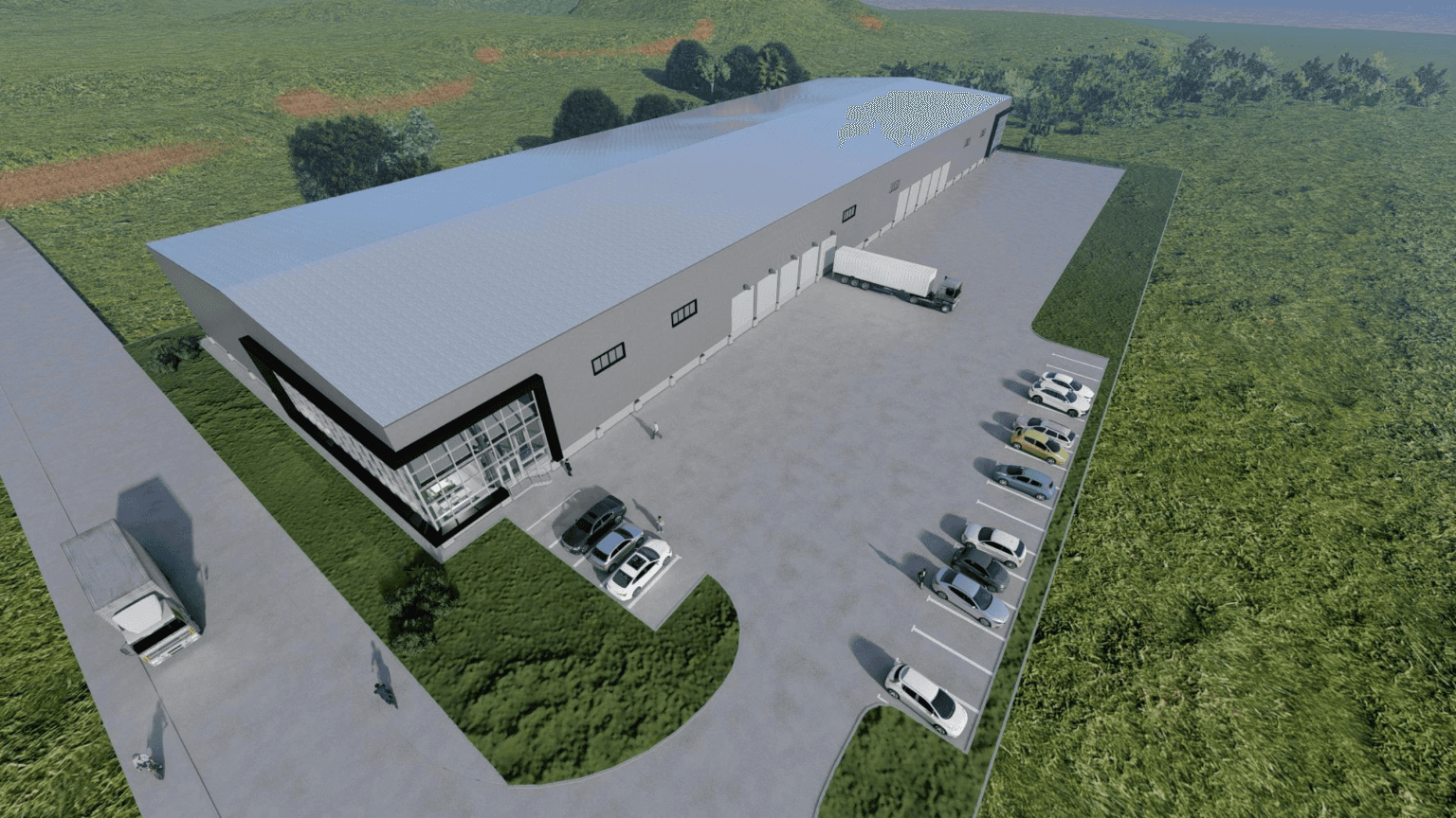 New warehouse and office space with plot area 12264m2 - For Sale - Petrovec - Image 9