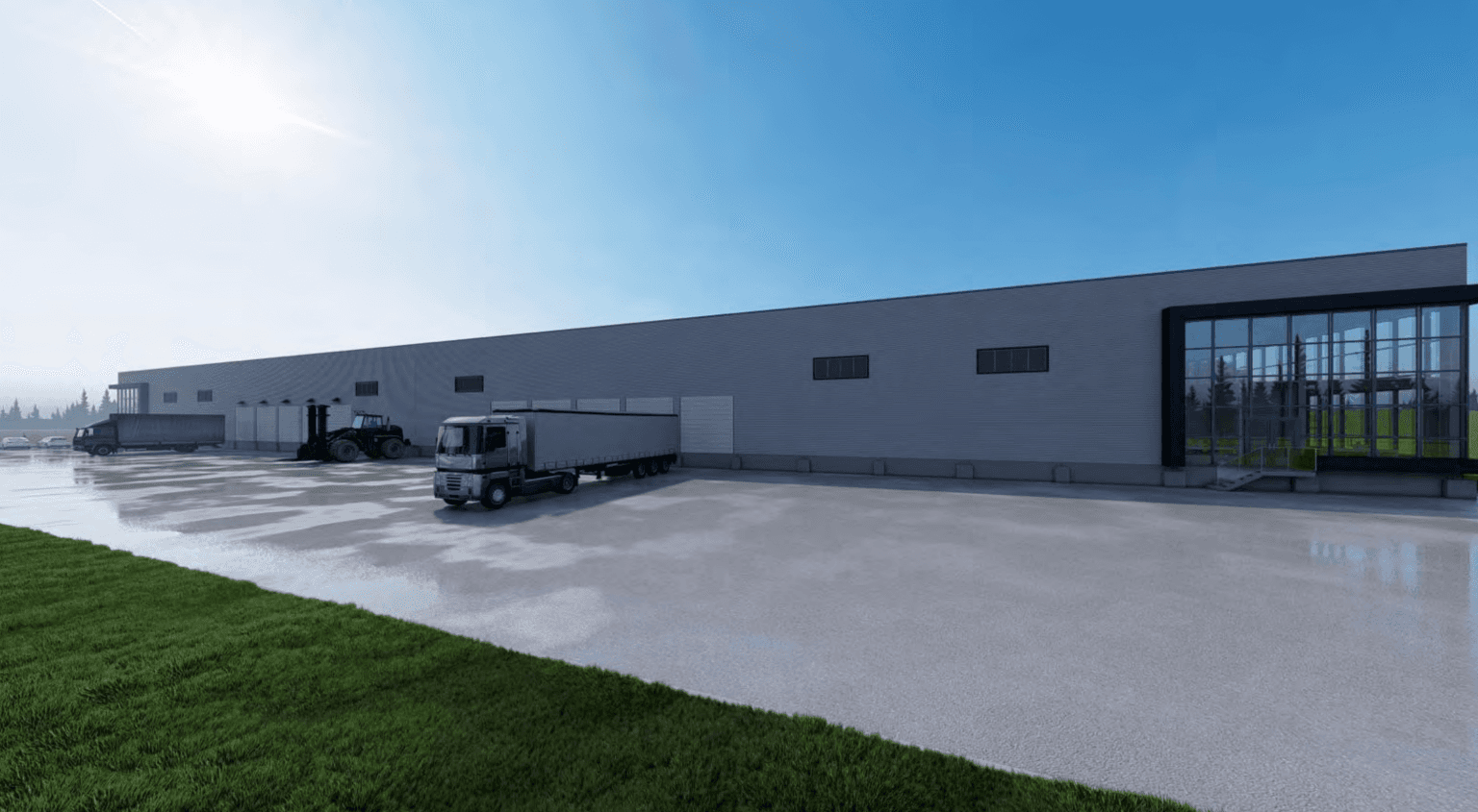 New warehouse and office space with plot area 12264m2 - For Sale - Petrovec - Image 15