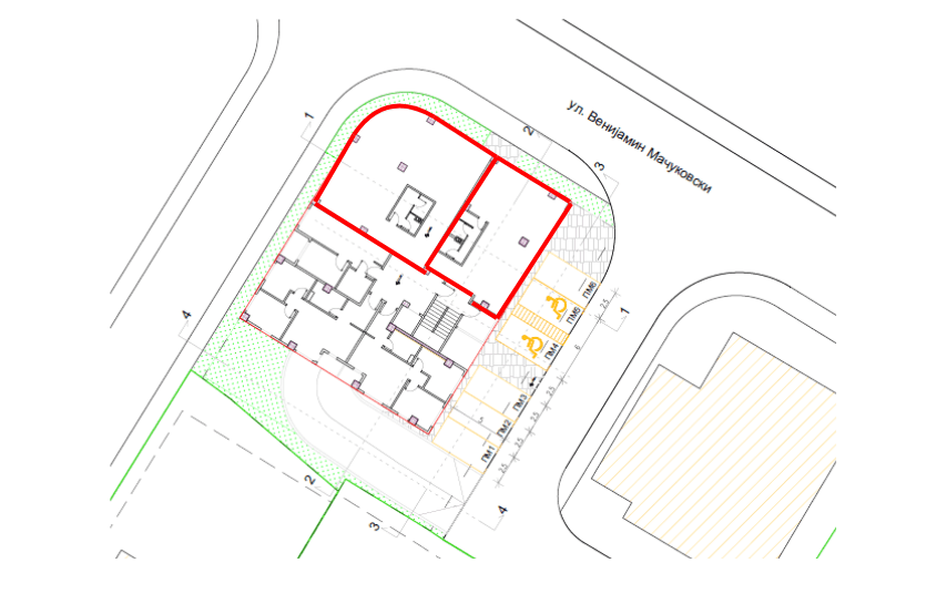 Business space 185m2 in Micurin - 2