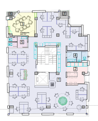 Нова деловна зграда во центарот на Скопје - За Изнајмување - Центар - Слика 17