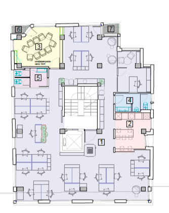Нова деловна зграда во центарот на Скопје - За Изнајмување - Центар - Слика 19