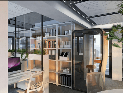 Нова деловна зграда во центарот на Скопје - За Изнајмување - Центар - Слика 6