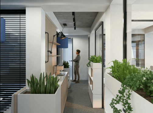 Нова деловна зграда во центарот на Скопје - За Изнајмување - Центар - Слика 7