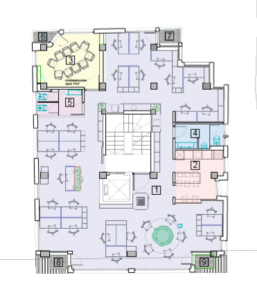 Нова деловна зграда во центарот на Скопје - За Изнајмување - Центар - Слика 20