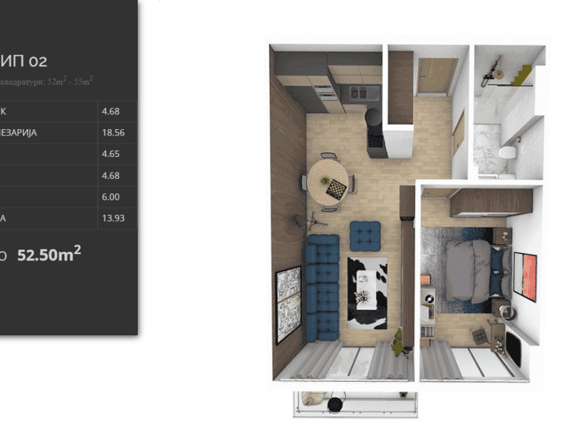 Станови во Автокоманда со различни квадратури - За Продажба - Скопје - Слика 8