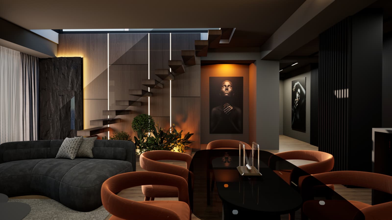 Ексклузивен пентхаус 121м2 во Дебар Маало - За Изнајмување - Центар