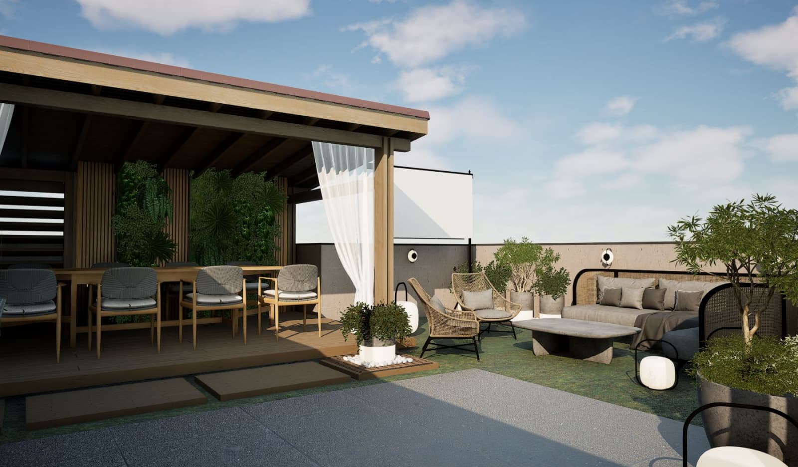 Exclusive 121m2 penthouse located in Debar Maalo - For Rent - Centar - Image 7