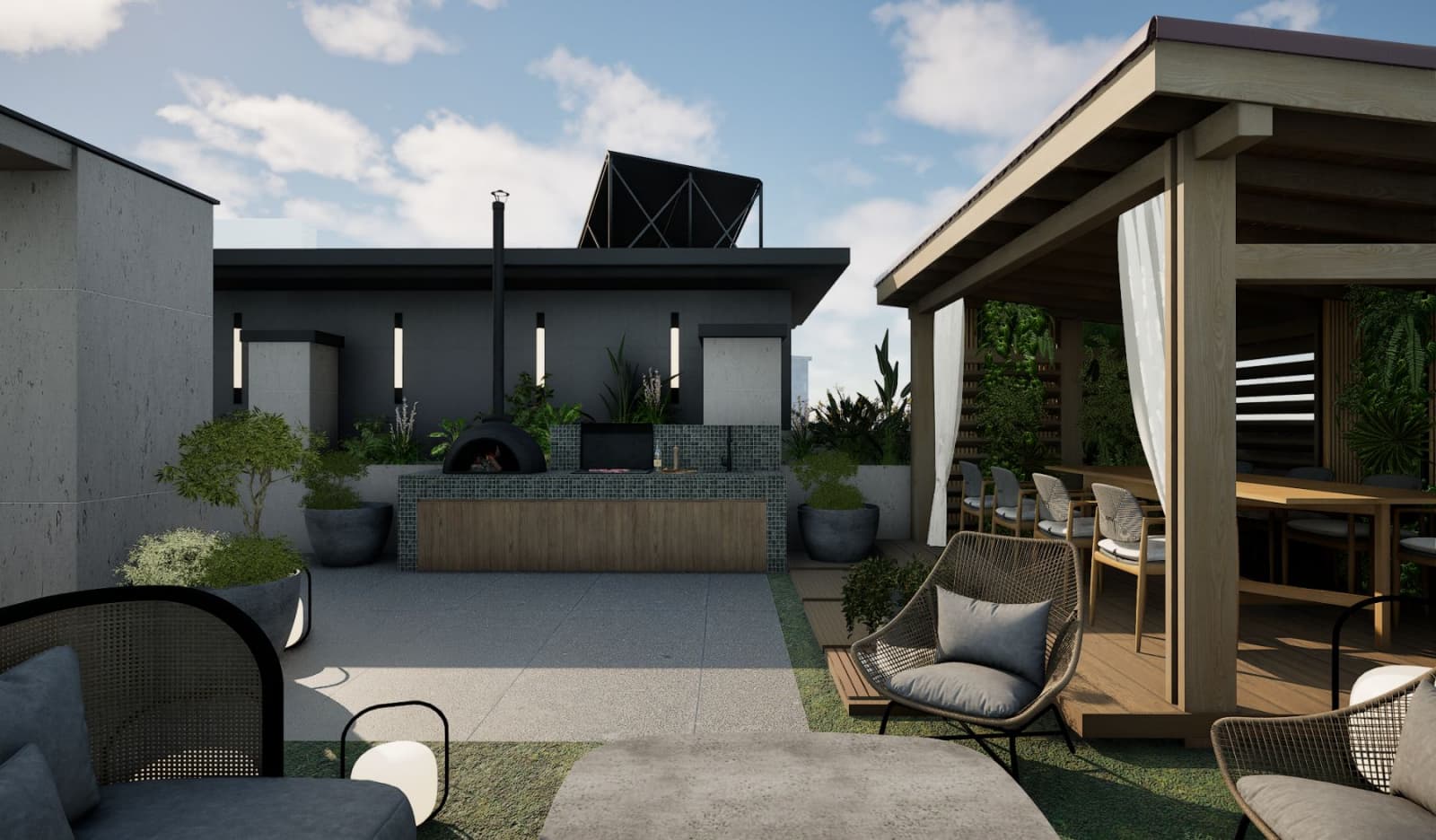 Exclusive 121m2 penthouse located in Debar Maalo - For Rent - Centar - Image 9