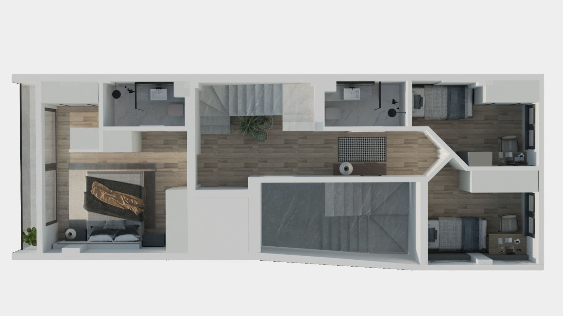 Нов дуплекс стан 118м2 со rooftop во Центар - За Продажба - Центар - Слика 7