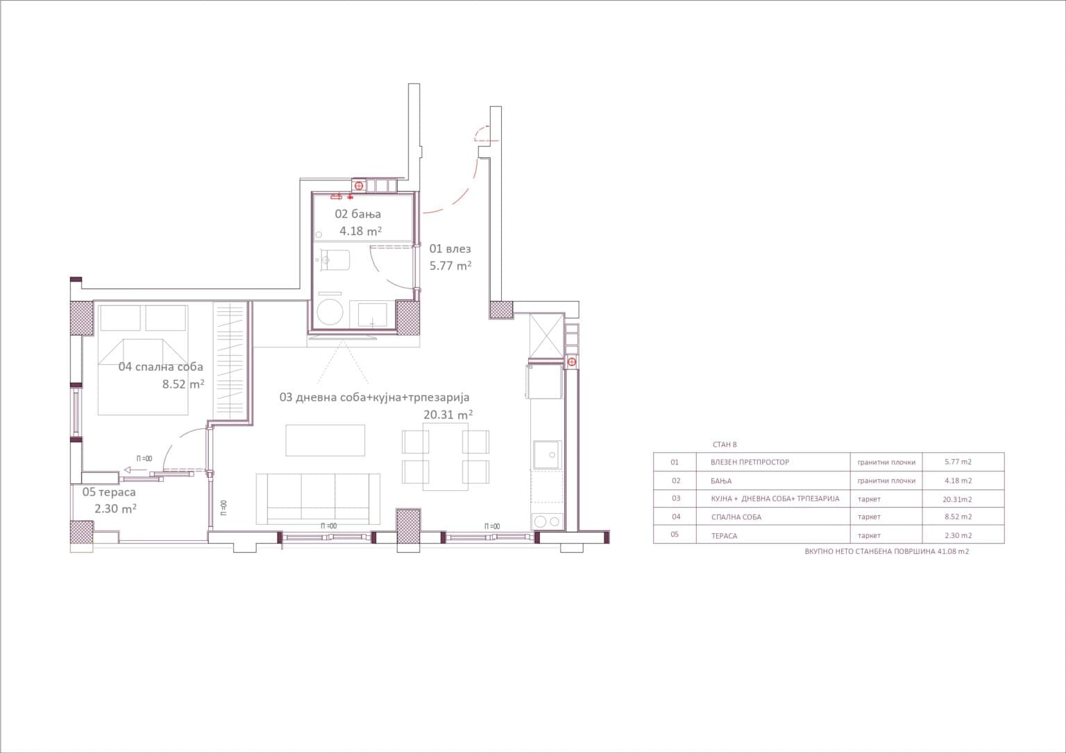 Modern apartments in residential building - For Sale - Centar - Image 12