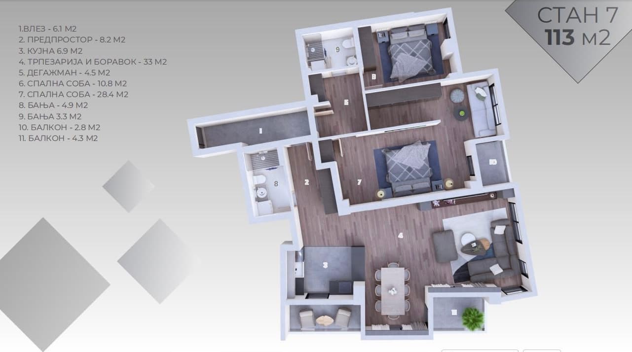 Exclusive Residential and Commercial Complex in Centar - For Sale - Skopje - Image 9