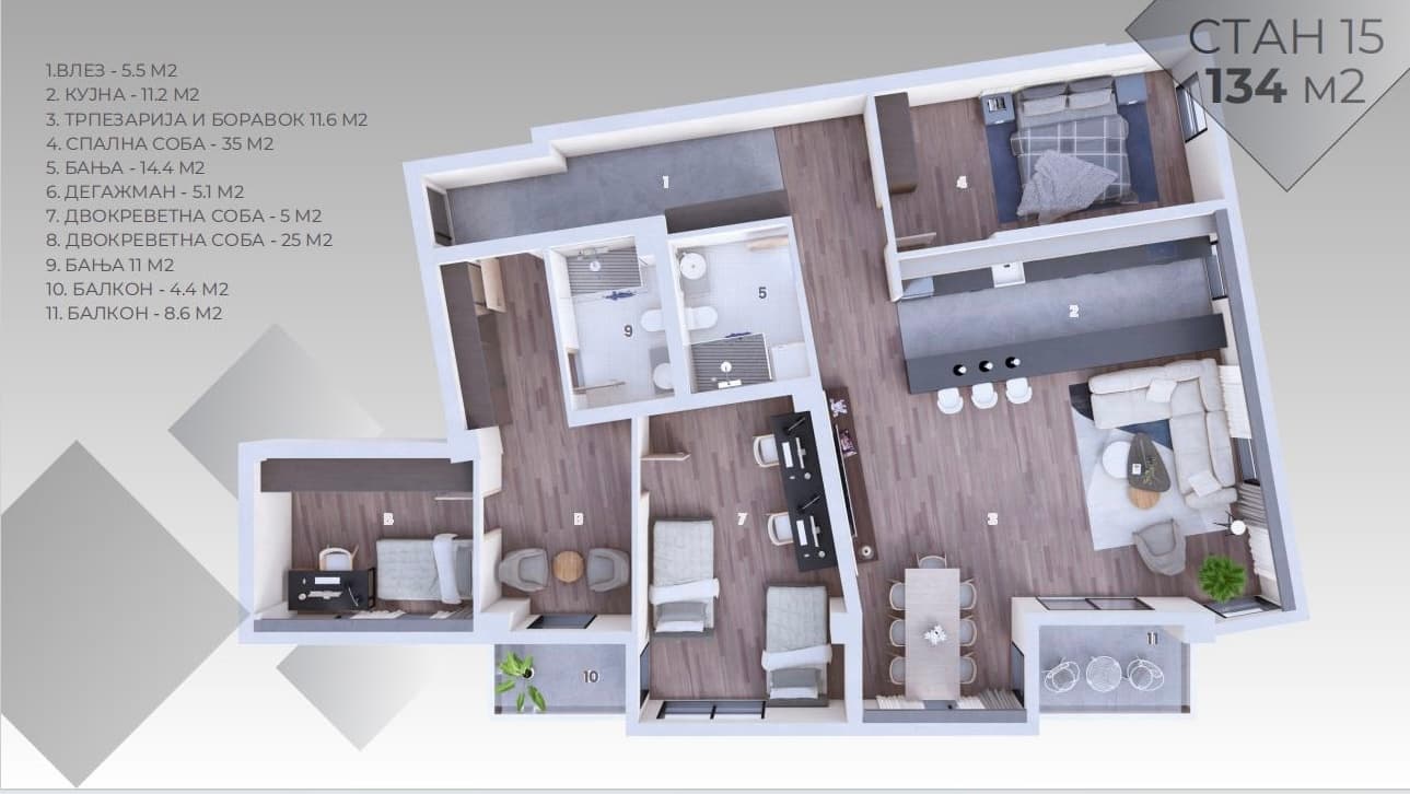 Exclusive Residential and Commercial Complex in Centar - For Sale - Skopje - Image 11