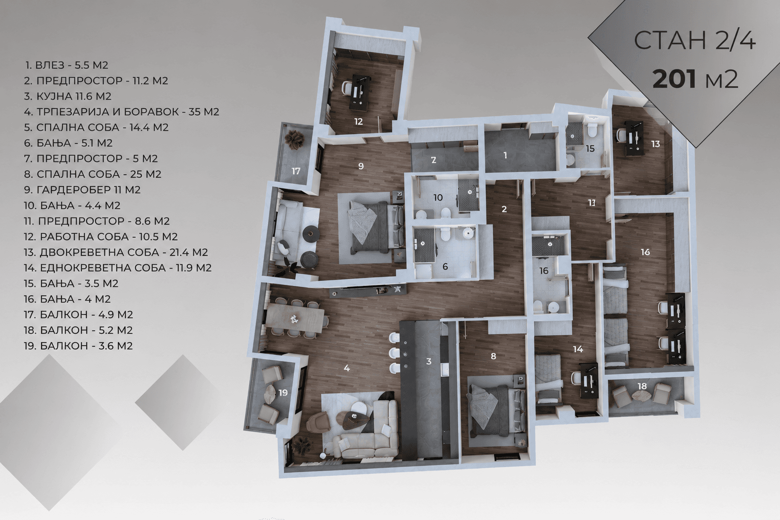 Exclusive Residential and Commercial Complex in Centar - For Sale - Skopje - Image 15