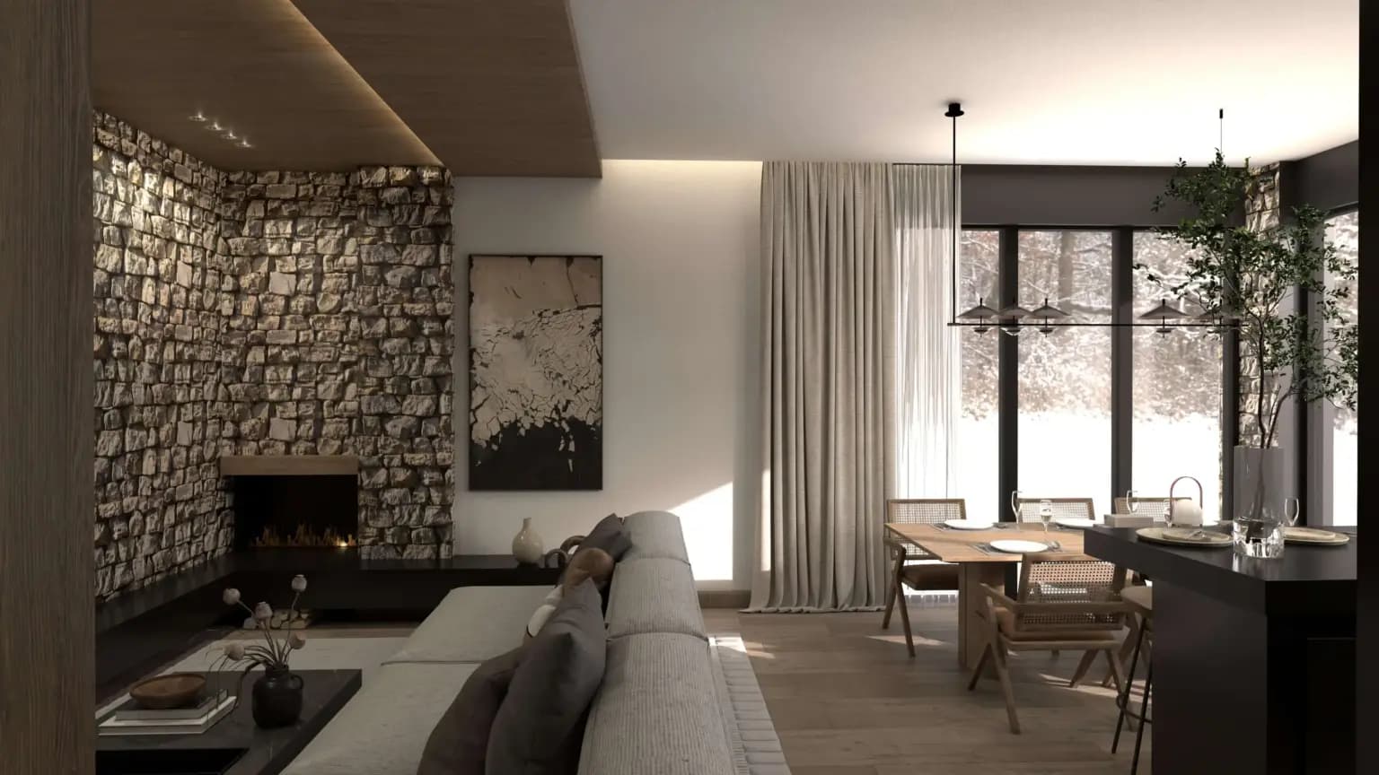 Apartment 70m2 in modern complex Sunny Valley in Mavrovo - For Sale - Mavrovo