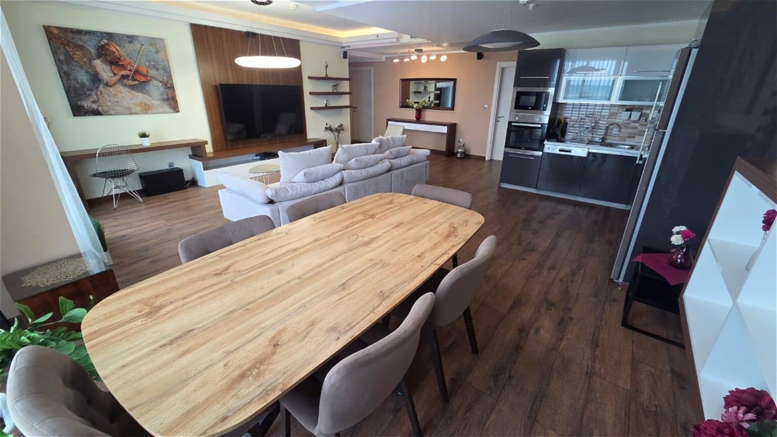 Apartment 99m² with a 67m² rooftop terrace in Cevahir Sky City - For Rent - Skopje - Image 4