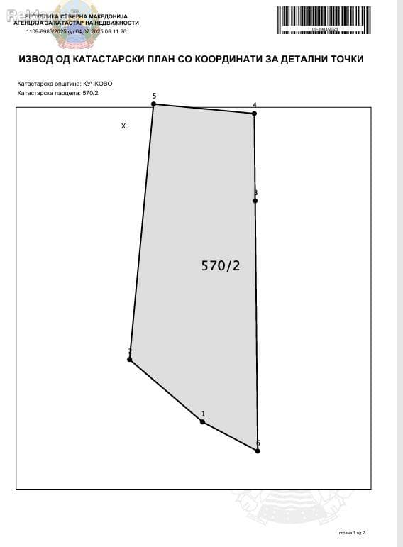 Plot in Kuchkovo 1,000 m² with Project and Building Permit - For Sale - Gjorche Petrov - Image 4